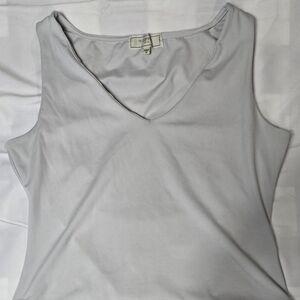 White Sleeveless Bodysuit